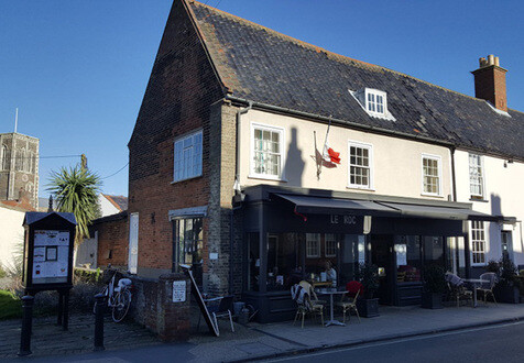 Le Roc, Southwold : A French Café, Flying the Flag For The Languedoc