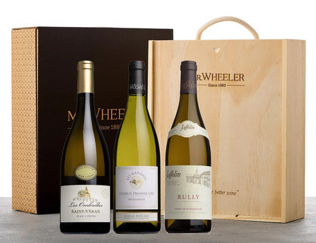 White-Burgundy-gift-set